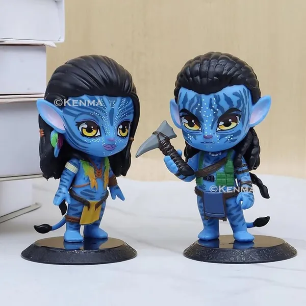 __Avatar_Characters_Figure_Home_Decor,_Office_Desk_Study_Table_Set_2_Pcs_Figurines_Pvc_Action_Figure_(11_Cm)