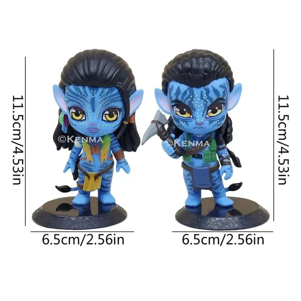 __Avatar_Characters_Figure_Home_Decor,_Office_Desk_Study_Table_Set_2_Pcs_Figurines_Pvc_Action_Figure_(11_Cm)