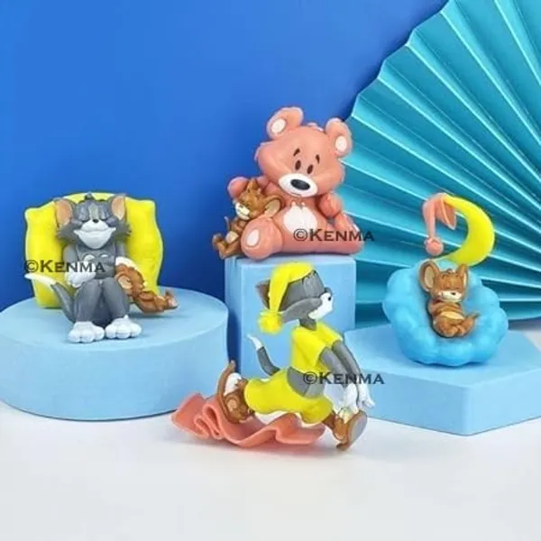 Tom_Cat_&_Jerry_Mouse_Sleeping_8_Pcs_Figure_Toy_Doll_Statue_Merchandise_For_Cartoon_Lovers_Dreamy_Cartoon_Figurines_Pvc_Action_Figures_(8_Cm)