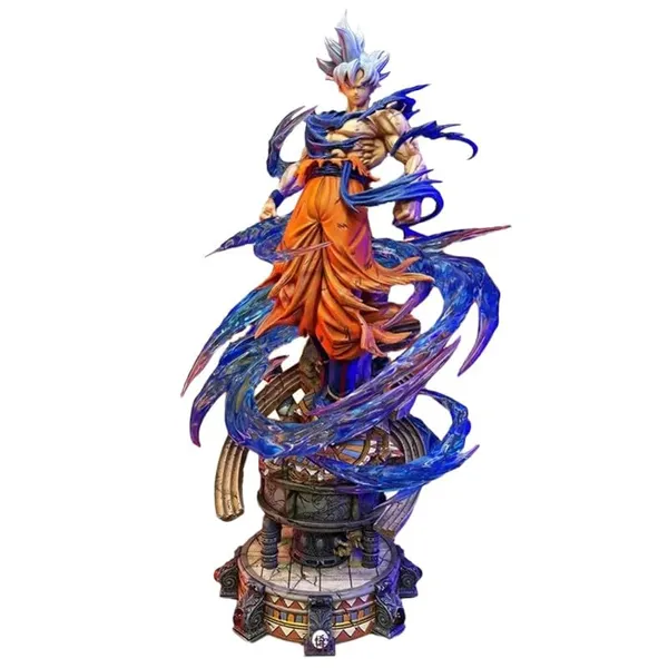 Dbz_Goku_Ultra_Instinct_With_2_Interchangable_Heads_And_Light_Premium_Big_Action_Figure_Pvc_Anime_Figurine_Collectible_Model_Toy_(44_Cm)