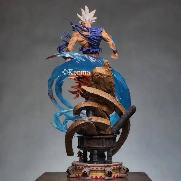 Dbz_Goku_Ultra_Instinct_With_2_Interchangable_Heads_And_Light_Premium_Big_Action_Figure_Pvc_Anime_Figurine_Collectible_Model_Toy_(44_Cm)