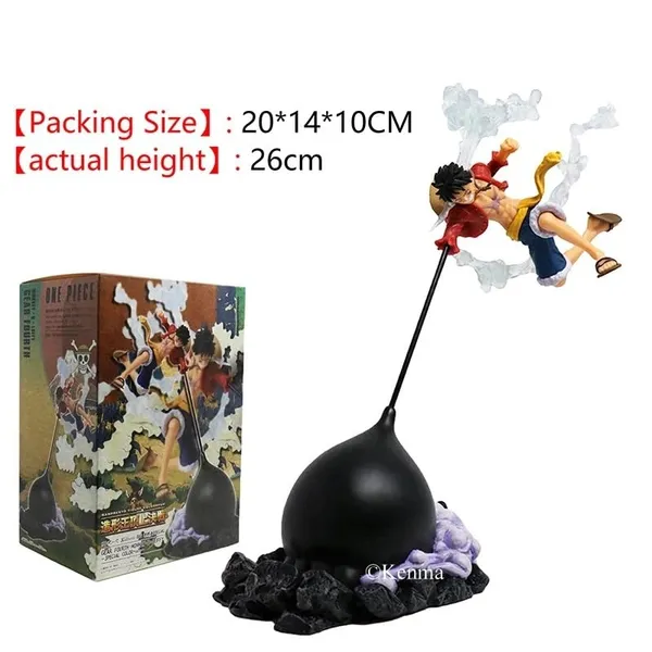 One_Piece_Luffy_Combat_Form_Third_Gear_Action_Figure_Pvc_Anime_Figurine_Merchandise_Collection_Model_Toy_Statue_(26_Cm)