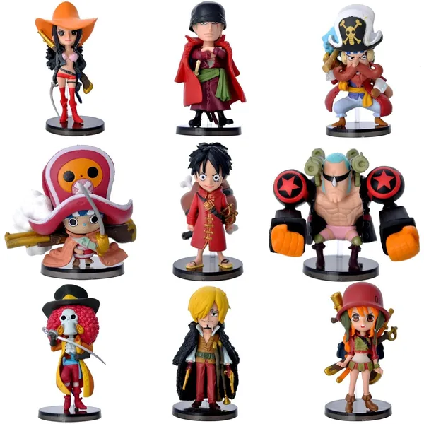 One_Piece_Set_Of_9_Action_Figures_Pvc_Detailed_Anime_Figures_Merchandise_Collectible_Model_Set_Toy_Statue_(6_-_8_Cm)