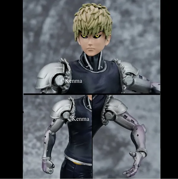 One_Punch_Man_Genos_Posing_Action_Figure_Pvc_Anime_Figurine_Merchandise_Collectible_Model_Toy_Statue_(20.5_Cm)
