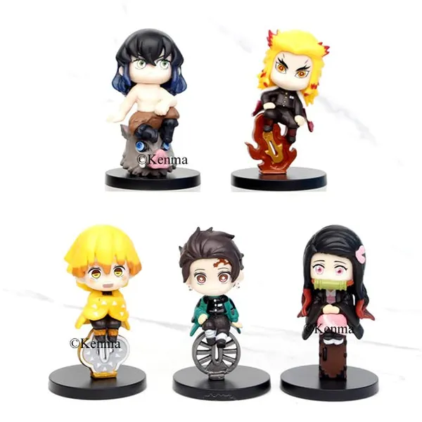 Demon_Slayer_Set_Of_5_Chibi_Sitting_Action_Figures_Tanjiro_Nzuko_Zenitsu_Inosuke_Rengoku_Anime_Figures_Collectible_Model_Toy_(10L_X_5W_X_10H_Cm)