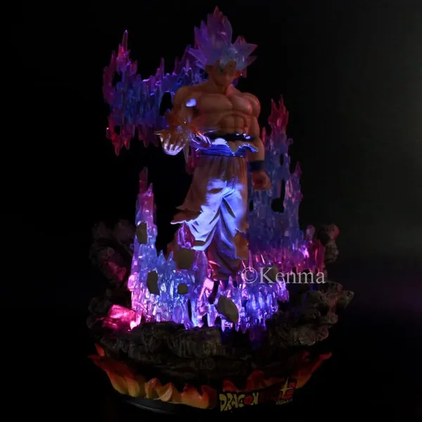 |_Dbz_Son_Goku_Super_Saiyan_Anime_Action_Figure_|_An_Awakening_Ultra_Instinct_Version_|_Glow_Pvc_Collectible_Figure_Model_Toy_(35_Cm)