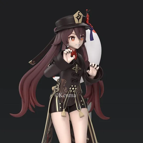 Genshin_Impact_Hu_Tao_Action_Figure_Japanese_Anime_Girl_Pvc_Anime_Figure_Toy_Weeb_Manga_Collectible_Model_Doll_(18L_X_12W_X_18H_Cm)