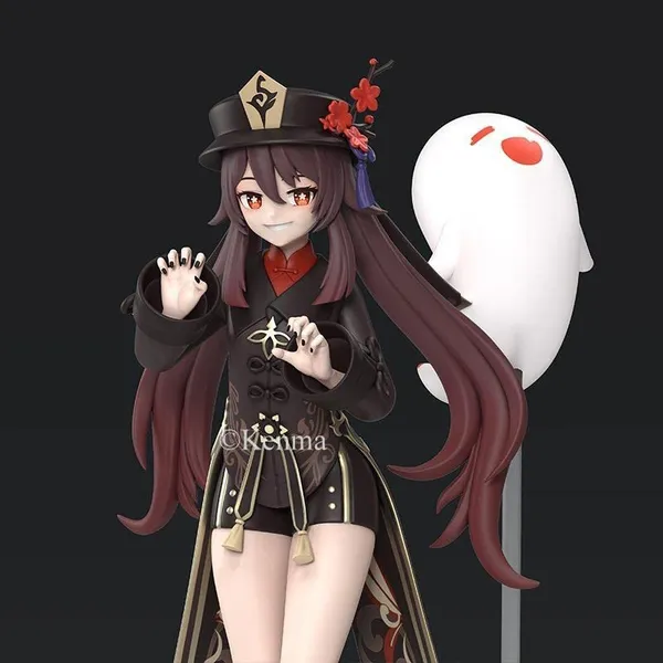 Genshin_Impact_Hu_Tao_Action_Figure_Japanese_Anime_Girl_Pvc_Anime_Figure_Toy_Weeb_Manga_Collectible_Model_Doll_(18L_X_12W_X_18H_Cm)