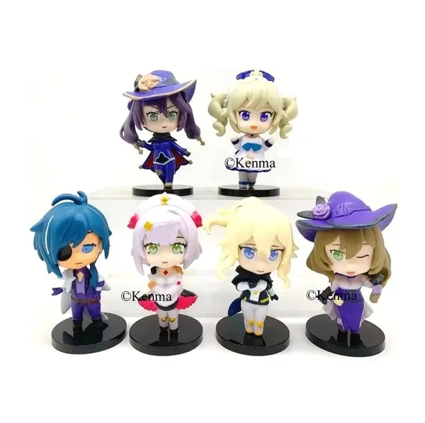 Genshin_Impact_Set_Of_6_Action_Figures_Pvc_Anime_Figurines_Lisa_Kaeya_Barbara_Jean_Noelle_Mona_Weeb_Manga_Collectible_Model_Toy_Dolls_(11L_X_6W_X_11H_Cm)