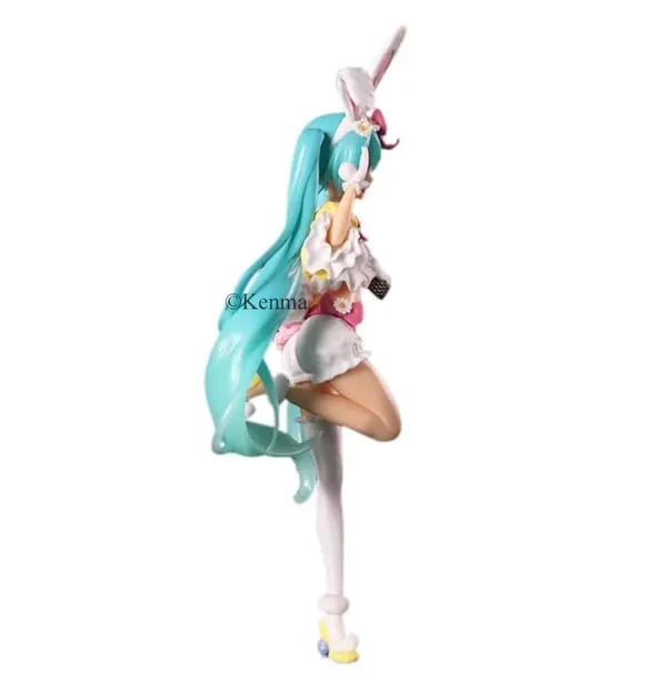 White_Green_Hatsune_Miku_Action_Figure_Anime_Spring_Cloth_Blossom_Dress_Miku_Figure_Statue_Toy_For_Collection_(7.8_Inch)