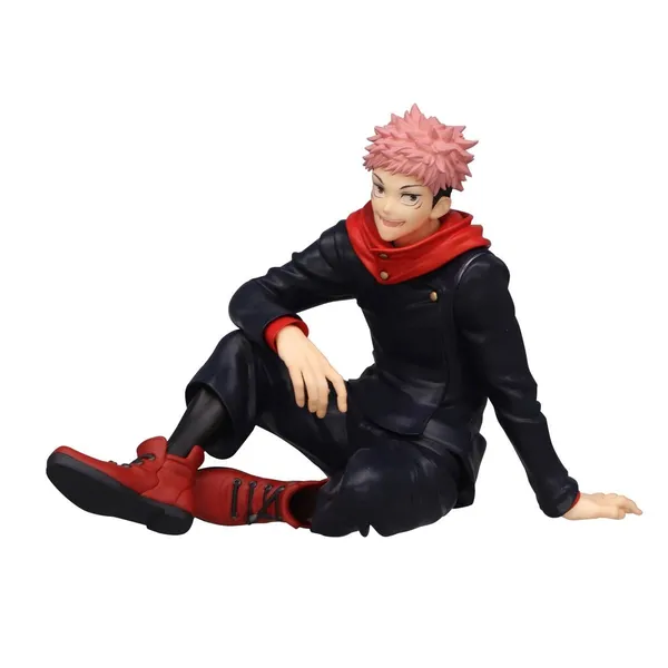 Jujutsu_Kaisen_Itadori_Yuji_Anime_Action_Figure_Sitting_Posture_Version_Pvc_Collection_Model_Dolls_Toys_(8L_X_10W_X_8H_Cm)