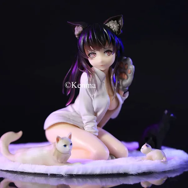 Koyafu_Cat_Girl_Mia_Anime_Figure_Pc_Action_Figurine_Collectible_Model_(15L_X_10W_X_15H_Cm)