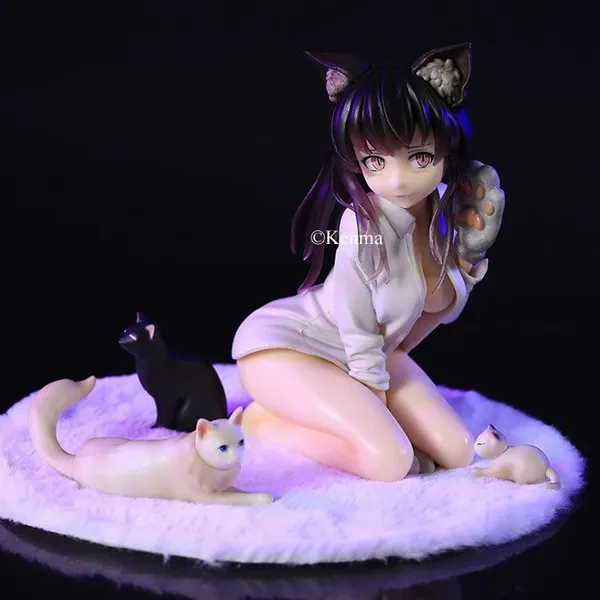 Koyafu_Cat_Girl_Mia_Anime_Figure_Pc_Action_Figurine_Collectible_Model_(15L_X_10W_X_15H_Cm)