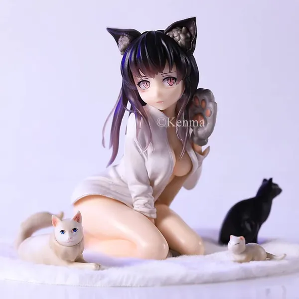 Koyafu_Cat_Girl_Mia_Anime_Figure_Pc_Action_Figurine_Collectible_Model_(15L_X_10W_X_15H_Cm)