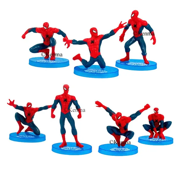 Marvel_Avengers_Endgame_War_Spiderman_Set_Of_7_Action_Figure_Toys_Spider-Man_Pvc_Collectible_Model_Doll_Children_Boy_Toy_Gift