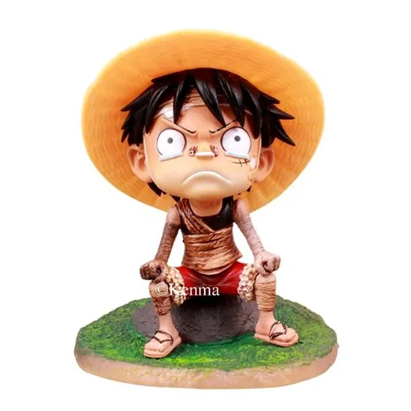 One_Piece_Straw_Hat_Kid_Luffy_Sitting_Posture_Wounded_Action_Figure_|_Pvc_Anime_Figurine_Weeb_Manga_Collectible_Model_Best_Gift_For_Anime_Fan_(12_Cm)