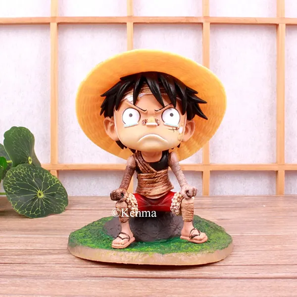 One_Piece_Straw_Hat_Kid_Luffy_Sitting_Posture_Wounded_Action_Figure_|_Pvc_Anime_Figurine_Weeb_Manga_Collectible_Model_Best_Gift_For_Anime_Fan_(12_Cm)