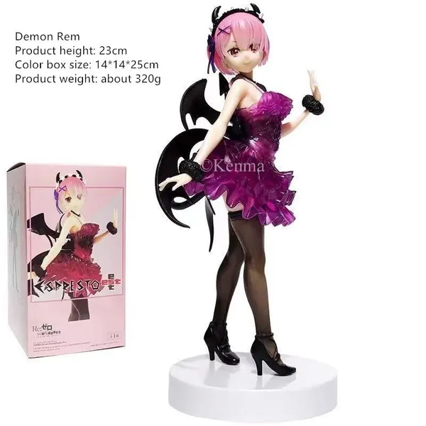 Re_Zero_Starting_Life_In_Another_World_Rem_Figure_Ram_Rem_Devil_Mode_Pvc_Action_Figure_Toy_Model_Doll_(23L_X_11W_X_23H_Cm)