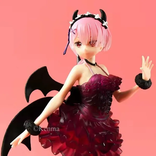 Re_Zero_Starting_Life_In_Another_World_Rem_Figure_Ram_Rem_Devil_Mode_Pvc_Action_Figure_Toy_Model_Doll_(23L_X_11W_X_23H_Cm)