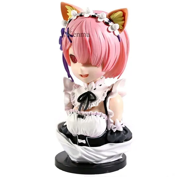 Rezero_Ichiban_Kuji_Ram_Model_B_Action_Figure_|_Pvc_Anime_Figure_Weeb_Manga_Bust_Collectible_Model_Toy_(21_Cm)