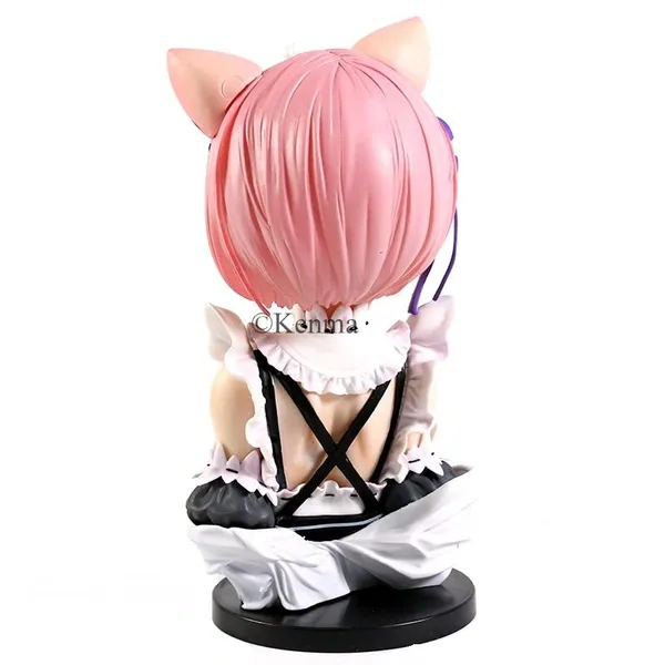 Rezero_Ichiban_Kuji_Ram_Model_B_Action_Figure_|_Pvc_Anime_Figure_Weeb_Manga_Bust_Collectible_Model_Toy_(21_Cm)