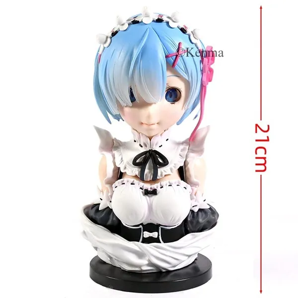 Rezero_Ichiban_Kuji_Rem_Model_A_Action_Figure_|_Pvc_Anime_Figure_Weeb_Manga_Bust_Collectible_Model_Toy_(21_Cm)