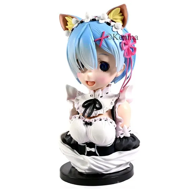 Rezero_Ichiban_Kuji_Rem_Model_B_Action_Figure_|_Pvc_Anime_Figure_Weeb_Manga_Bust_Collectible_Model_Toy_(21_Cm)