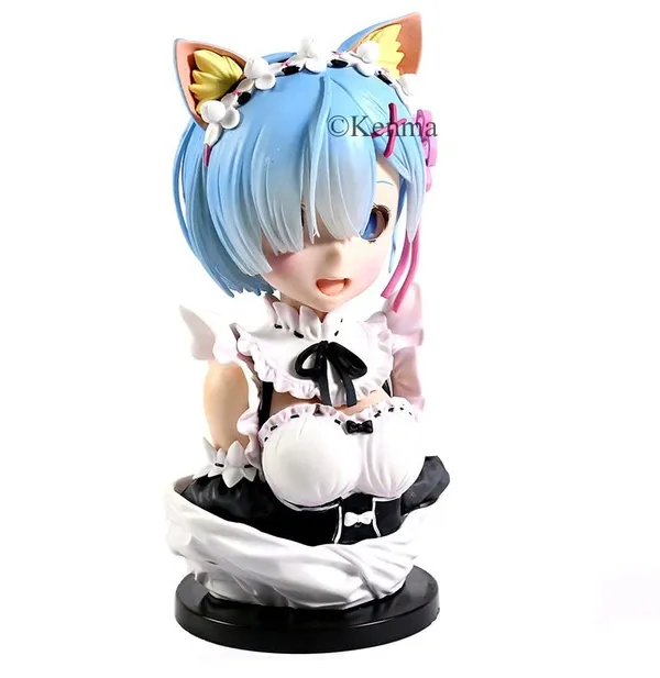 Rezero_Ichiban_Kuji_Rem_Model_B_Action_Figure_|_Pvc_Anime_Figure_Weeb_Manga_Bust_Collectible_Model_Toy_(21_Cm)