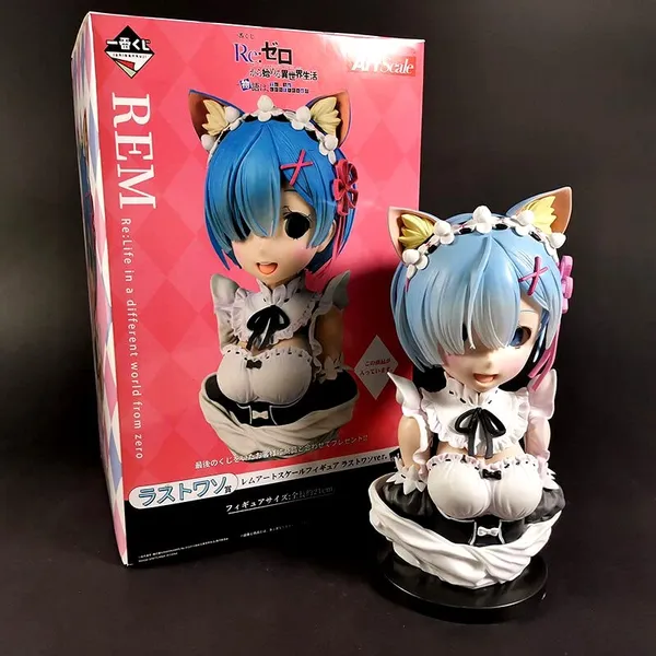 Rezero_Ichiban_Kuji_Rem_Model_B_Action_Figure_|_Pvc_Anime_Figure_Weeb_Manga_Bust_Collectible_Model_Toy_(21_Cm)