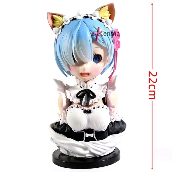 Rezero_Ichiban_Kuji_Rem_Model_B_Action_Figure_|_Pvc_Anime_Figure_Weeb_Manga_Bust_Collectible_Model_Toy_(21_Cm)
