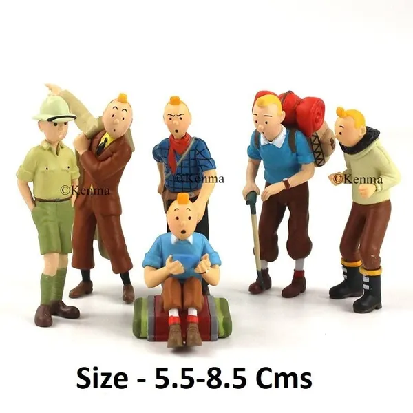 Tintin_Aventures_Set_Of_6_Action_Figures_Set_B_Model_Toy_Collectibles_(12L_X_6W_X_12H_Cm)