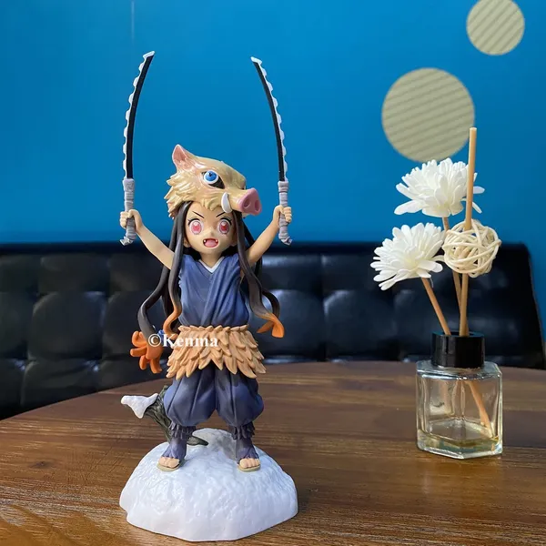 Demon_Slayer_Nezuko_Action_Figure_With_Inosuke_Cosplay_Anime_Figures_Pvc_Action_Figurine_Statue_Collectible_Model_Toy_(20_Cm)