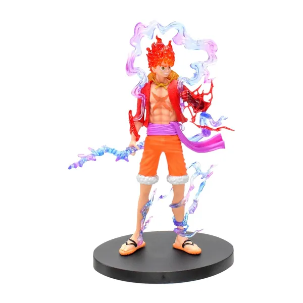 One_Piece_Luffy_Gear_5_Red_Action_Figure_|_Pvc_Anime_Figurine_Weeb_Manga_Pirate_Collection_Model_Doll_Toy_(18_Cm)