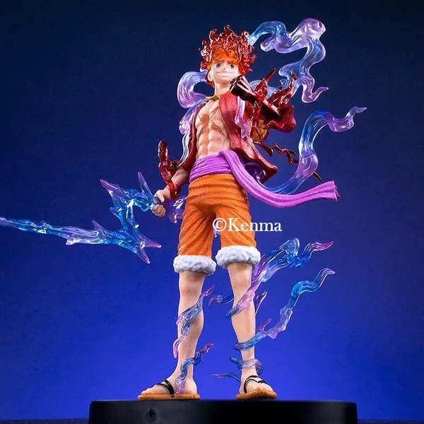 One_Piece_Luffy_Gear_5_Red_Action_Figure_|_Pvc_Anime_Figurine_Weeb_Manga_Pirate_Collection_Model_Doll_Toy_(18_Cm)