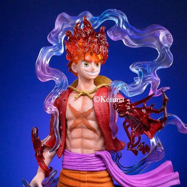 One_Piece_Luffy_Gear_5_Red_Action_Figure_|_Pvc_Anime_Figurine_Weeb_Manga_Pirate_Collection_Model_Doll_Toy_(18_Cm)
