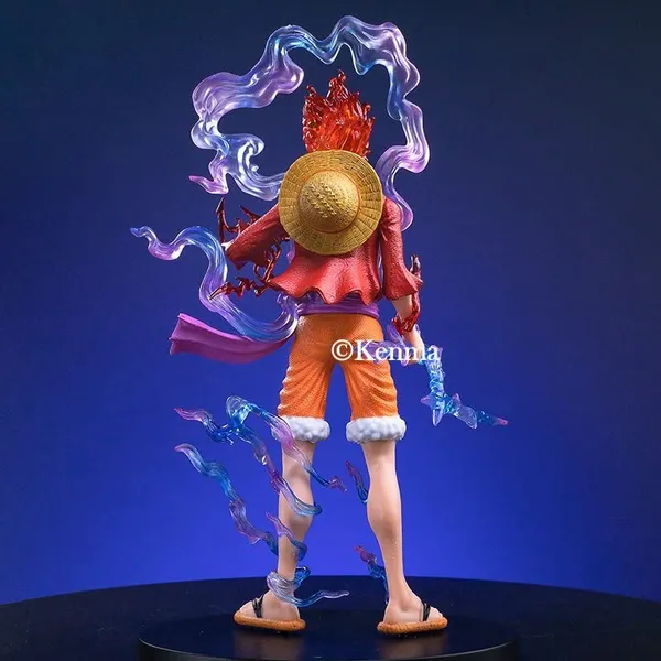 One_Piece_Luffy_Gear_5_Red_Action_Figure_|_Pvc_Anime_Figurine_Weeb_Manga_Pirate_Collection_Model_Doll_Toy_(18_Cm)