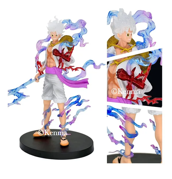 One_Piece_Luffy_Gear_5_White_Action_Figure_|_Pvc_Anime_Figurine_Weeb_Manga_Pirate_Collection_Model_Doll_Toy_(18_Cm)