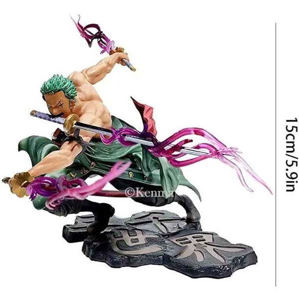 One_Piece_Roronoa_Zoro_Battle_Mode_Action_Figure_Three_Thousand_World_Anime_Figurine_Doll_Model_Pvc_Statue_(15_Cm)