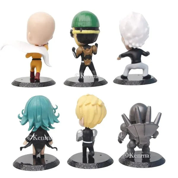 One_Punch_Man_Set_Of_6_Action_Figures_Model_B_|_Pvc_Anime_Figurine_Weeb_Manga_Collectible_Statue_Model_Toy_(8.5_-_10_Cm)
