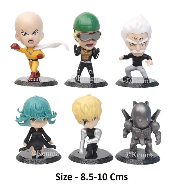 One_Punch_Man_Set_Of_6_Action_Figures_Model_B_|_Pvc_Anime_Figurine_Weeb_Manga_Collectible_Statue_Model_Toy_(8.5_-_10_Cm)