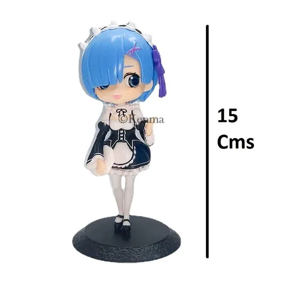 Re_Zero_Life_In_A_Different_World_Rem_Action_Figure_|_Pvc_Anime_Figurine_Weeb_Manga_Collectible_Model_Statue_Toy_(15_Cm)