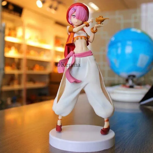 Re_Zero_Ram_Arabian_Dancer_Shape_Action_Figure_Model_1_|_Pvc_Anime_Figurine_Weeb_Manga_Collectible_Statue_Model_Toy_(22_Cm)