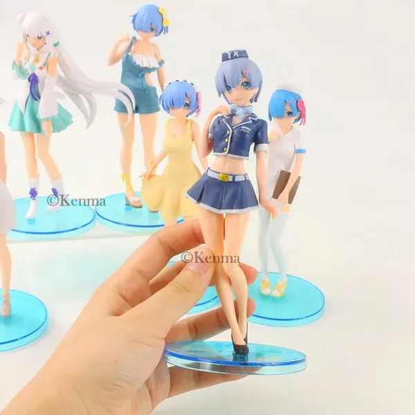 Relife_In_A_Different_World_From_Zero_Rem_Set_Of_6_Action_Figures_Pvc_Anime_Figurine_Weeb_Manga_Collectible_Statue_Model_Toy_(17_Cm)