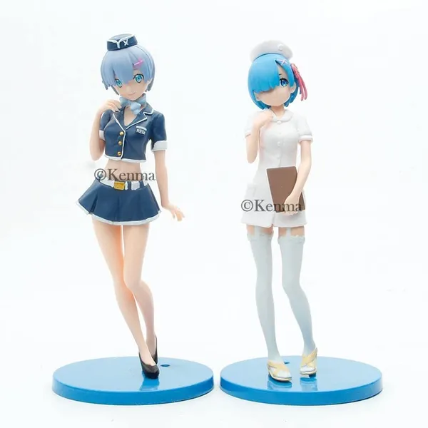 Relife_In_A_Different_World_From_Zero_Rem_Set_Of_6_Action_Figures_Pvc_Anime_Figurine_Weeb_Manga_Collectible_Statue_Model_Toy_(17_Cm)