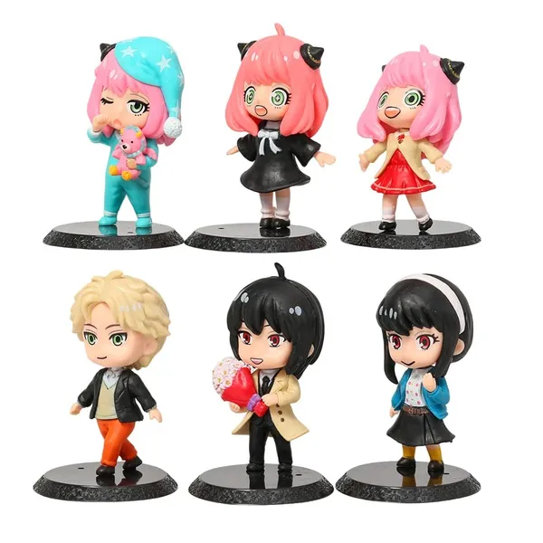 Spy_X_Family_Set_Of_6_Action_Figures_Model_C_|_Pvc_Anime_Figurines_Weeb_Manga_Collectible_Model_Toy_(9_-_10_Cm)