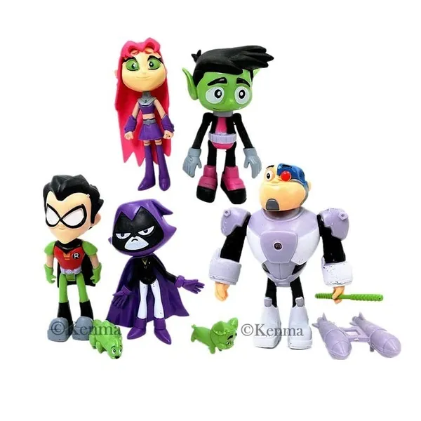 Teen_Titans_Beast_Boy_Anime_Movie_Steel_Bones_Starfire_Raven_Handyman_Office_Boy_Action_Figure_Anime_Figurine_Collectible
