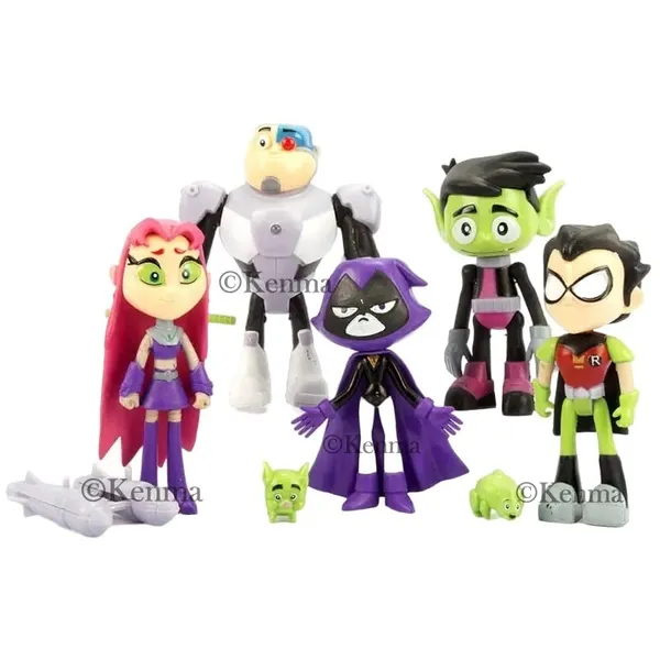 Teen_Titans_Beast_Boy_Anime_Movie_Steel_Bones_Starfire_Raven_Handyman_Office_Boy_Action_Figure_Anime_Figurine_Collectible
