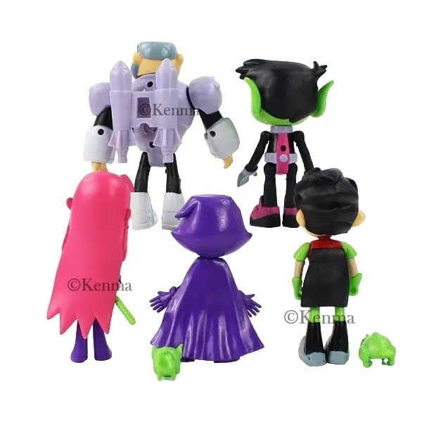 Teen_Titans_Beast_Boy_Anime_Movie_Steel_Bones_Starfire_Raven_Handyman_Office_Boy_Action_Figure_Anime_Figurine_Collectible