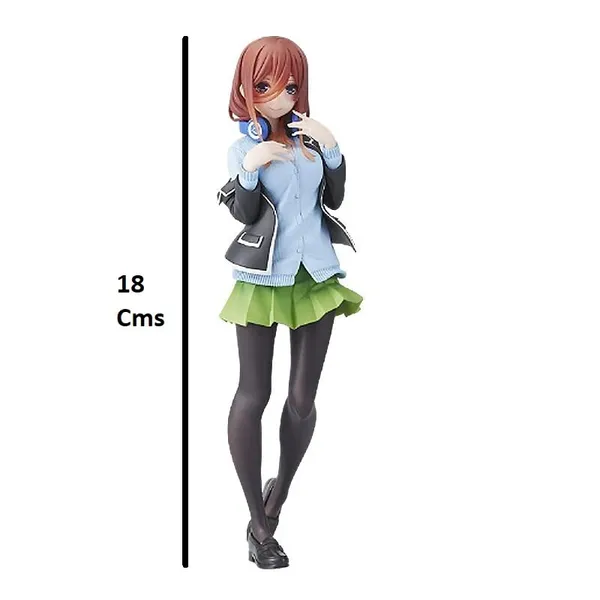 The_Quintessential_Quintuplets_Nakano_Miku_Action_Figures_Anime_Statuettes_Collectible_Decorations_Children_Gift_Dolls_Toy_(17_Cm)