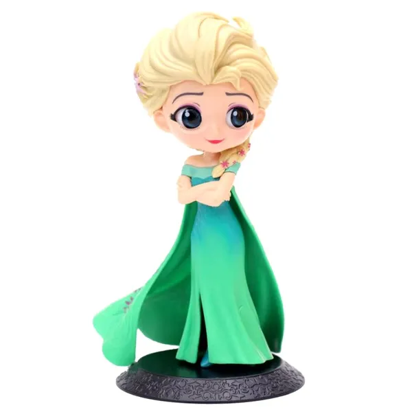 __Cute_Fancy_Princess_Elsa_Model_2_Figure_Figurine_With_Stand_Limited_Edition_For_Car_Dashboard,_Decoration,_Cake,_Office_Desk_(9L_X_9W_X_15H_Cm)